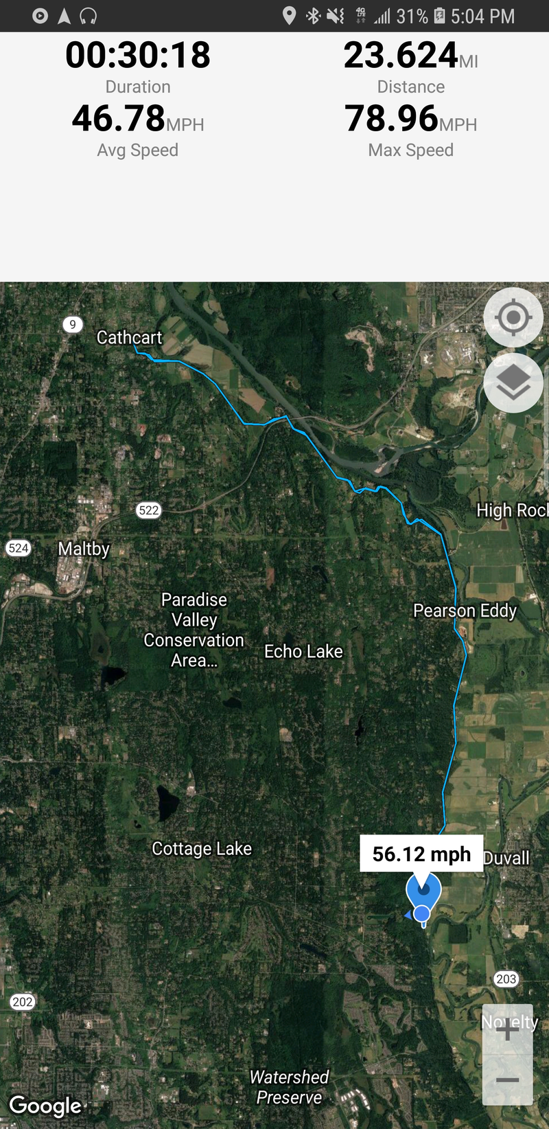 Doesn’t look like much, but the roads are super twisty, with tons of interesting and/or sketchy elevation changes.